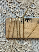 Load image into Gallery viewer, Five Yards of Antique Gold Metal Soutache Cords