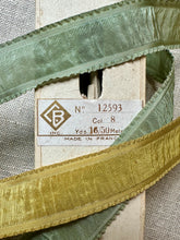 Load image into Gallery viewer, Antique Silk French Plisse Ribbons with Ruffled Edges