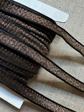 Load image into Gallery viewer, French Plisse Ribbon Gold and Black