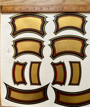 Load image into Gallery viewer, Antique French Gold Metallic Apothecary Labels Full Sheet