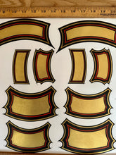 Load image into Gallery viewer, Antique French Gold Metallic Apothecary Labels Full Sheet