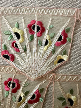 Load image into Gallery viewer, Antique Hand Embroidered Applique Trim