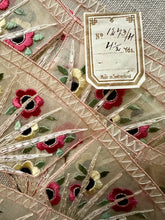 Load image into Gallery viewer, Antique Hand Embroidered Applique Trim
