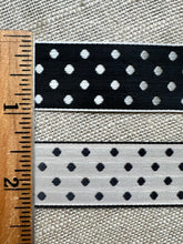 Load image into Gallery viewer, Vintage Woven Polka Dot Vintage Ribbon in Two Widths