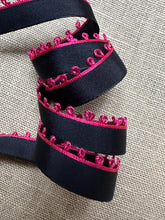 Load image into Gallery viewer, Antique French Ribbons Picot and Gold Metal Details