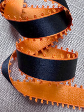 Load image into Gallery viewer, Antique French Ribbons Picot and Gold Metal Details