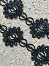 Load image into Gallery viewer, Antique Applique Trim - Hand Sewn
