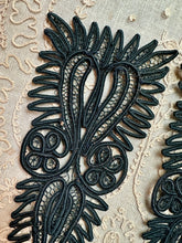Load image into Gallery viewer, Antique Hand Sewn Applique Pair