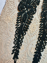 Load image into Gallery viewer, Antique Hand Sewn Applique Pair