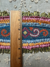 Load image into Gallery viewer, Antique Rococo Ombre Ribbon Trimmed Applique