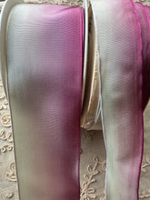 Load image into Gallery viewer, French Ombre Vintage Ribbon Green and Mauve Ombre