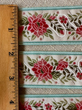 Load image into Gallery viewer, Vintage Pink Ombre Roses and Buds Ribbon Three Different