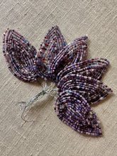 Load image into Gallery viewer, Large Glass Beaded Leaves - French
