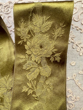 Load image into Gallery viewer, Satin Damask Woven Ribbons & Roses Two Color Choices