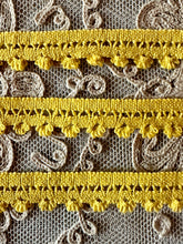 Load image into Gallery viewer, Three Different Vintage Marigold/Yellow Trims