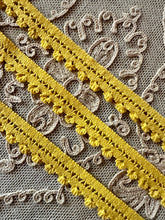 Load image into Gallery viewer, Three Different Vintage Marigold/Yellow Trims