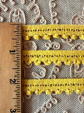 Load image into Gallery viewer, Three Different Vintage Marigold/Yellow Trims