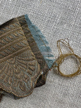 Load image into Gallery viewer, Antique Scalloped Edged Gold Metal Trim