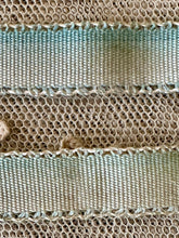 Load image into Gallery viewer, French Picot Ombre Antique Ribbon  Robins Egg Blue