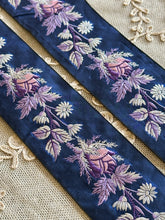 Load image into Gallery viewer, Vintage French Ribbon Lavender Pink Silver