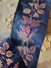 Load image into Gallery viewer, Vintage French Ribbon Lavender Pink Silver