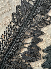 Load image into Gallery viewer, Antique Hand Sewn Applique Pair