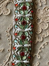 Load image into Gallery viewer, Vintage Designer Hand Beaded Trim Three Yards