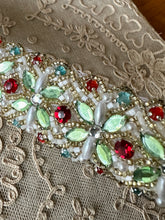 Load image into Gallery viewer, Vintage Designer Hand Beaded Trim Three Yards