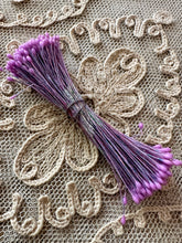 Load image into Gallery viewer, Vintage Lavender Stamens Four Different