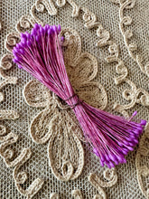 Load image into Gallery viewer, Vintage Lavender Stamens Four Different
