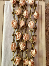 Load image into Gallery viewer, Antique French Rococo Silk Roses Trim Four Different