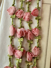 Load image into Gallery viewer, Antique French Rococo Silk Roses Trim Four Different