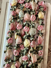 Load image into Gallery viewer, Antique French Rococo Silk Roses Trim Four Different