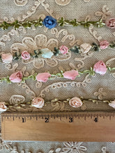 Load image into Gallery viewer, Antique French Rococo Silk Roses Trim Four Different