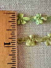 Load image into Gallery viewer, Antique French Green Rococo Trim Two Different