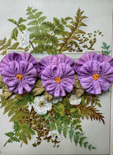 Load image into Gallery viewer, Ribbon Work Pansy
