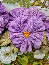 Load image into Gallery viewer, Ribbon Work Pansy
