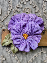 Load image into Gallery viewer, Ribbon Work Pansy