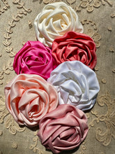 Load image into Gallery viewer, Gather Roses While You May Satin Rose