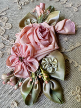Load image into Gallery viewer, Ribbon Work Roses and Flowers