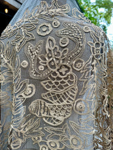 Load image into Gallery viewer, Tamboured Net Lace Yardage- French