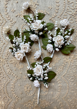Load image into Gallery viewer, Vintage Bouquets of Millinery Flowers Roses and Buds