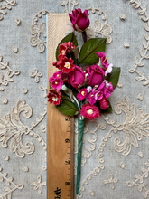 Load image into Gallery viewer, Vintage Bouquets of Millinery Flowers Roses and Buds