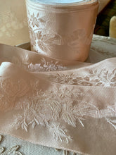 Load image into Gallery viewer, Satin Damask Woven Ribbons & Roses Two Color Choices