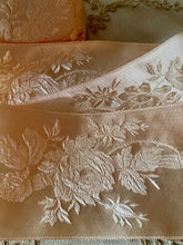 Load image into Gallery viewer, Satin Damask Woven Ribbons & Roses Two Color Choices