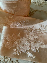 Load image into Gallery viewer, Satin Damask Woven Ribbons & Roses Two Color Choices