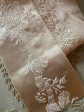 Load image into Gallery viewer, Satin Damask Woven Ribbons & Roses Two Color Choices
