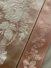 Load image into Gallery viewer, Satin Damask Woven Ribbons & Roses Two Color Choices