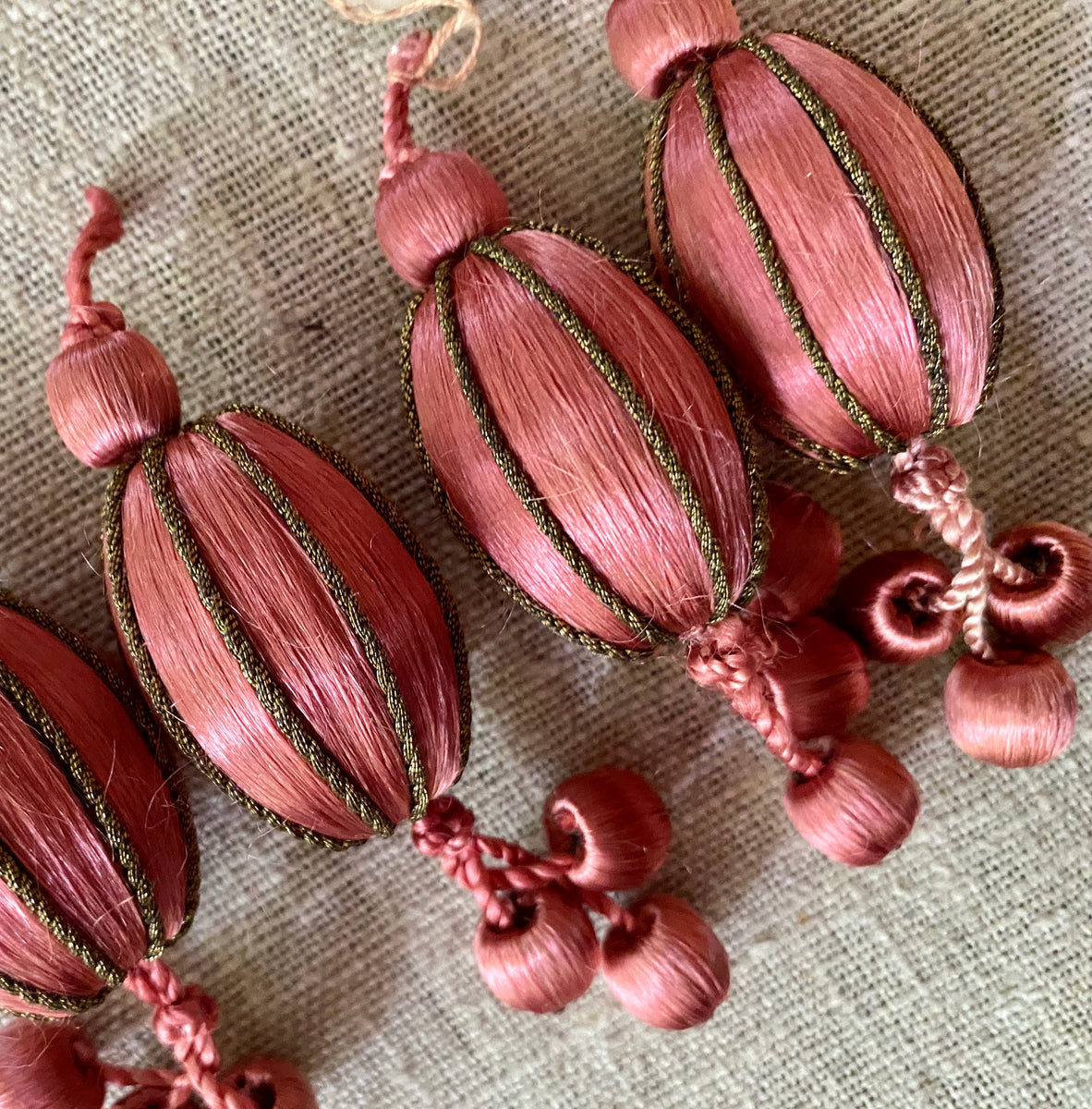 Antique Soutache Cord with Gold Metal – Vintage Passementerie