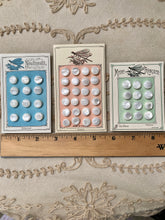 Load image into Gallery viewer, Mother of Pearl Antique Buttons on French Card